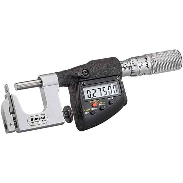 Starrett - Multi-Anvil Micrometers Operation Type: Electronic Anvil Type: Post - Makers Industrial Supply