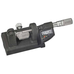 Starrett - Electronic Bench Micrometers Minimum Measurement (Inch): 0.00 Minimum Measurement (mm): 0.00 - Makers Industrial Supply