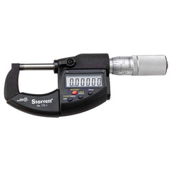 Starrett - Electronic Outside Micrometers Type: Standard Minimum Measurement (Decimal Inch): 0 - Makers Industrial Supply