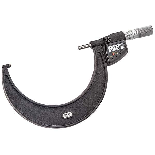 Starrett - Electronic Outside Micrometers Type: Standard Minimum Measurement (Decimal Inch): 3 - Makers Industrial Supply