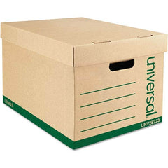 UNIVERSAL - Compartment Storage Boxes & Bins Type: Storage Box Color: Kraft/Green - Makers Industrial Supply