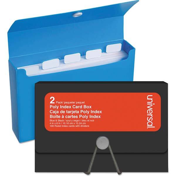 UNIVERSAL - Rolodexes & Cards Rolodex Type: Index Cards Size: 4 x 6 - Makers Industrial Supply