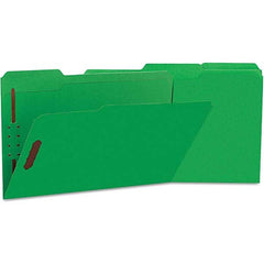 UNIVERSAL - File Folders, Expansion Folders & Hanging Files Folder/File Type: File Folders with Top Tab Color: Green - Makers Industrial Supply