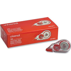 UNIVERSAL - Correction Fluid & Tape Type: Correction Tape Non-Refillable Tape Size: 1/5 x 315" - Makers Industrial Supply