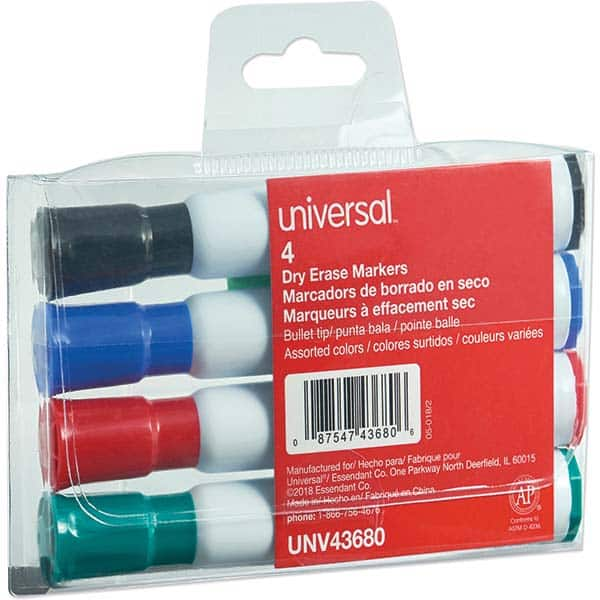 UNIVERSAL - Dry Erase Markers & Accessories Display/Marking Boards Accessory Type: Dry Erase Markers For Use With: Dry Erase Marker Board - Makers Industrial Supply