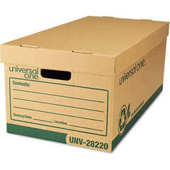 UNIVERSAL - Compartment Storage Boxes & Bins Type: Storage Box Color: Kraft/Green - Makers Industrial Supply