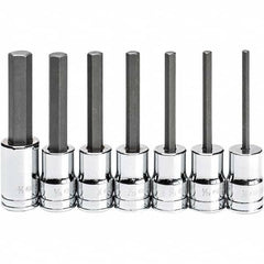 GEARWRENCH - Hex & Torx Bit Socket Sets Type: Hex Bits Drive Size: 3/8 - Makers Industrial Supply