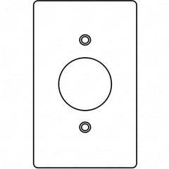 Hubbell Killark - Wall Plates Wall Plate Type: Outlet Wall Plates Color: Gray - Makers Industrial Supply