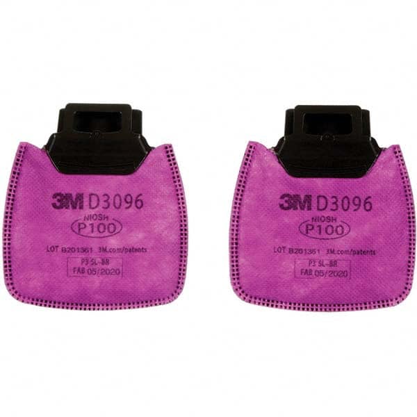 3M - Half & Full Facepiece Cartridges & Filters Type: Filter NIOSH Filter Rating: P100 - Makers Industrial Supply