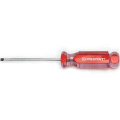 Crescent - Slotted Screwdrivers Tool Type: Screwdriver Overall Length Range: 7" - 9.9" - Makers Industrial Supply