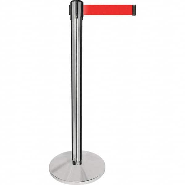 Tensator - Barrier Posts Type: Tensabarrier Post Post Color/Finish: Polished Chrome - Makers Industrial Supply