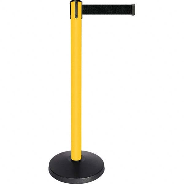 Tensator - Barrier Posts Type: Tensabarrier Post Post Color/Finish: Yellow - Makers Industrial Supply