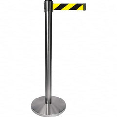 Tensator - Barrier Posts Type: Tensabarrier Post Post Color/Finish: Satin Chrome - Makers Industrial Supply