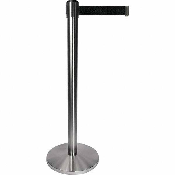 Tensator - Barrier Posts Type: Tensabarrier Post Post Color/Finish: Satin Chrome - Makers Industrial Supply