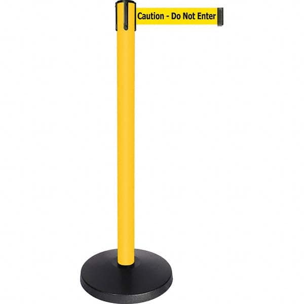 Tensator - Barrier Posts Type: Tensabarrier Post Post Color/Finish: Yellow - Makers Industrial Supply