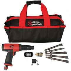 Chicago Pneumatic - 2,500 BPM, 3-1/2" Long Stroke, Air Chipping Hammer - Makers Industrial Supply