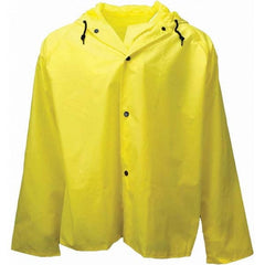 Neese - Size XL Yellow Flame Resistant/Retardant Rain Jacket - Exact Industrial Supply