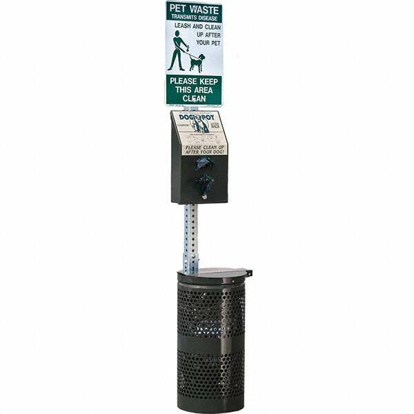 DOGIPOT - Pet Waste Stations Mount Type: Pole Mount Overall Height Range (Feet): 4' - 8' - Makers Industrial Supply