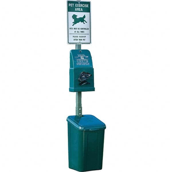 DOGIPOT - Pet Waste Stations Mount Type: Pole Mount Overall Height Range (Feet): 4' - 8' - Makers Industrial Supply