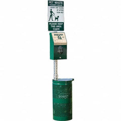 DOGIPOT - Pet Waste Stations Mount Type: Pole Mount Overall Height Range (Feet): 4' - 8' - Makers Industrial Supply