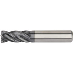 Kennametal - 3/8", 7/8" LOC, 3/8" Shank Diam, 2-1/2" OAL, 4 Flute, Solid Carbide Square End Mill - Makers Industrial Supply