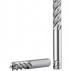 Kennametal - 1/2", 1-1/2" LOC, 1/2" Shank Diam, 3-1/2" OAL, 5 Flute, Solid Carbide Square End Mill - Makers Industrial Supply