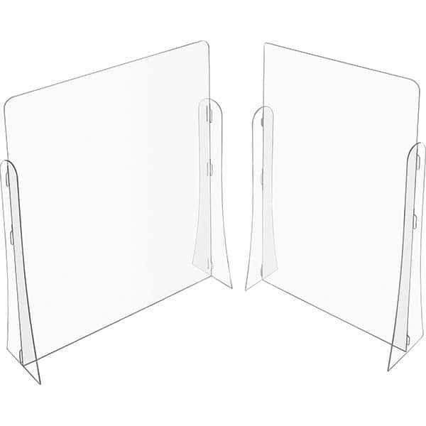 USA Sealing - 48" x 48" Partition & Panel System-Social Distancing Barrier - Makers Industrial Supply