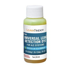 Leak Finder - Automotive Leak Detection Dyes Applications: Refrigeration Container Size: 1 oz. - Makers Industrial Supply