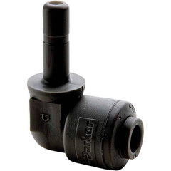 Parker - Plastic Push-To-Connect Tube Fittings Type: Plug-In Elbow Tube Outside Diameter (Inch): 1/4 - Makers Industrial Supply