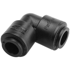 Parker - Plastic Push-To-Connect Tube Fittings Type: Union Elbow Tube Outside Diameter (Inch): 1/4 - Makers Industrial Supply