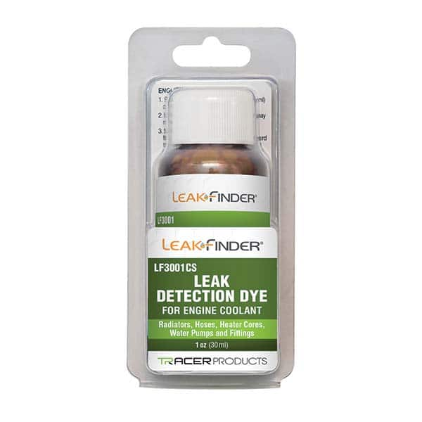 Leak Finder - Automotive Leak Detection Dyes Applications: Coolant Container Size: 1 oz. - Makers Industrial Supply