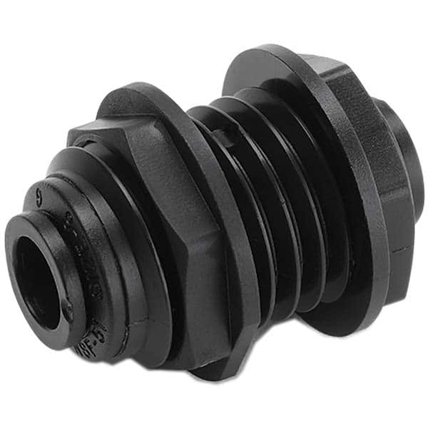 Parker - Plastic Push-To-Connect Tube Fittings Type: Bulkhead Union Tube Outside Diameter (Inch): 5/16 - Makers Industrial Supply