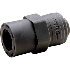 Parker - Plastic Push-To-Connect Tube Fittings Type: Faucet Adapter Tube Outside Diameter (Inch): 1/4 - Makers Industrial Supply