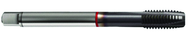 M18x2.5 6H 4-Flute Cobalt Red Ring Spiral Point Plug Tap-TiCN - Makers Industrial Supply