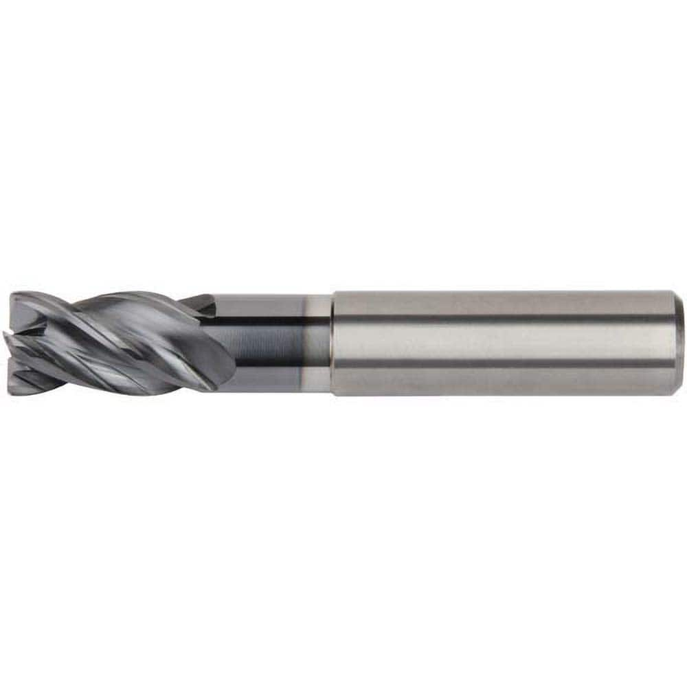 Kennametal - 3mm Diam 4 Flute Solid Carbide 0.1mm Chamfer Width Corner Chamfer End Mill - Makers Industrial Supply