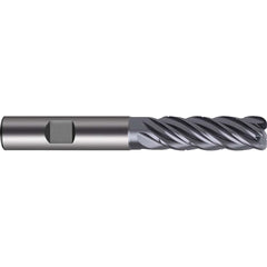 Guhring - 8mm Diam 5 Flute Carbide 1mm Corner Radius End Mill - Makers Industrial Supply