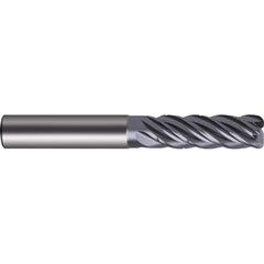 Guhring - 10mm Diam 5 Flute Carbide 1mm Corner Radius End Mill - Makers Industrial Supply