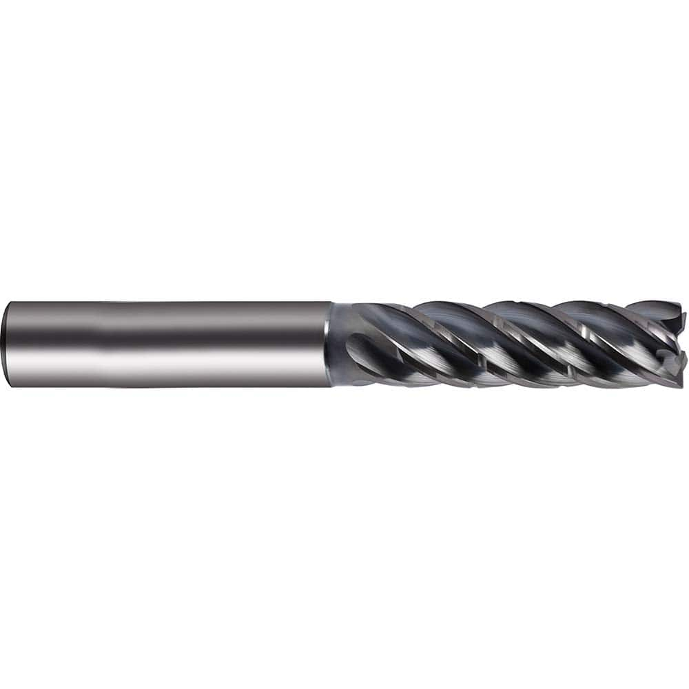 Guhring - 10mm Diam 5 Flute Carbide 0.2mm Chamfer Width End Mill - Makers Industrial Supply