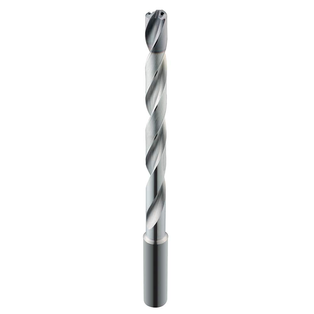 SGS - 11.6mm 135° Spiral Flute Solid Carbide Taper Length Drill Bit - Exact Industrial Supply