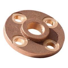 Merit Brass - Brass & Chrome Pipe Fittings Type: Threaded Flange Fitting Size: 2 - Makers Industrial Supply