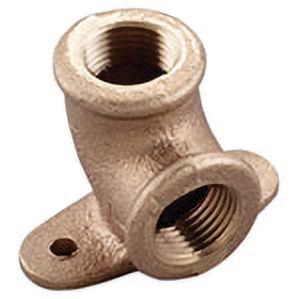 Merit Brass - Brass & Chrome Pipe Fittings Type: 90 Degree Elbow Fitting Size: 1/4 - Makers Industrial Supply