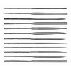 Simonds File - File Sets File Set Type: Needle File Types Included: Square; Round; Half Round; Slitting; Flat; Marking; Knife; Crossing; Three Square; Barrette; Equalling - Makers Industrial Supply