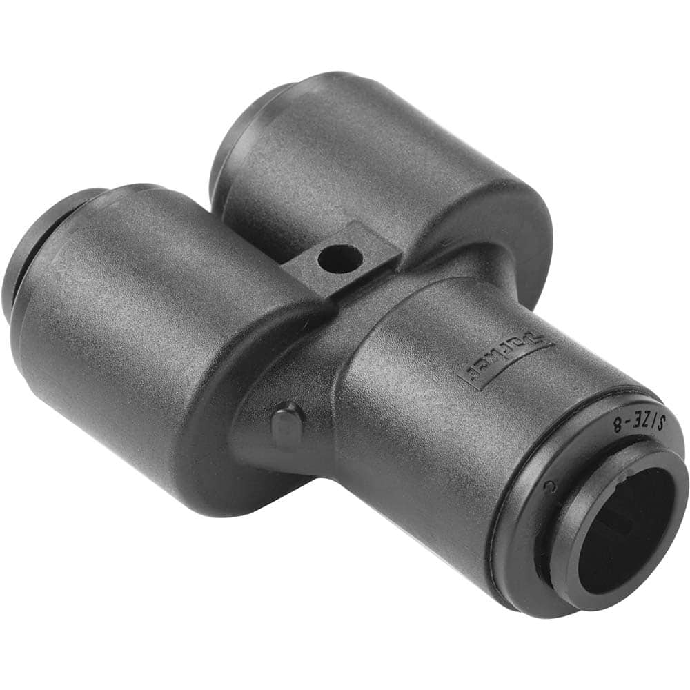 Parker - Plastic Push-To-Connect Tube Fittings Type: Union Y Tube Outside Diameter (Inch): 3/8 x 3/8 x 3/8 - Makers Industrial Supply