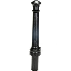 Vestil - 8" Diam x 40" High, Black Iron Bollard - Makers Industrial Supply