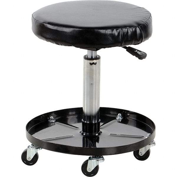 Vestil - Swivel & Adjustable Stools Type: Adjustable Height Stool Base Type: PAD Base - Makers Industrial Supply