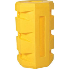 Vestil - 24" Wide x 24" Deep x 42" High, Polyethylene Column Protector - Fits 12" Columns, Yellow - Makers Industrial Supply