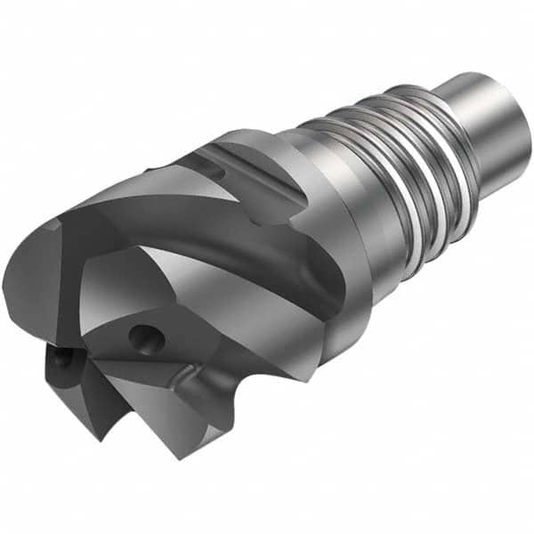 Corner Radius End Mill Head: 4 Flutes E10, Solid Carbide, AlTiN Coated, Series CoroMill 316