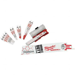 Milwaukee Tool - Reciprocating Saw Blade Sets Blade Material: Bi-Metal Minimum Blade Length (Inch): 6 - Makers Industrial Supply