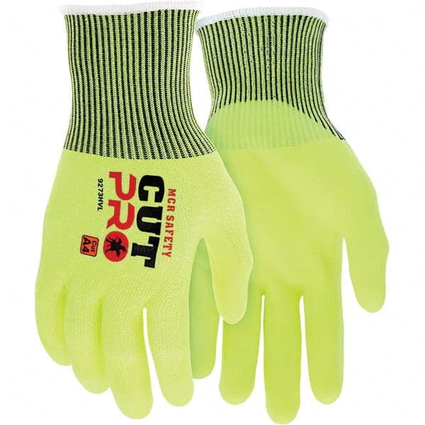 MCR Safety - Size S, ANSI Cut Lvl A4, Puncture Lvl 3, Abrasion Lvl 4, Foam Nitrile Coated Cut & Puncture Resistant Gloves - Makers Industrial Supply