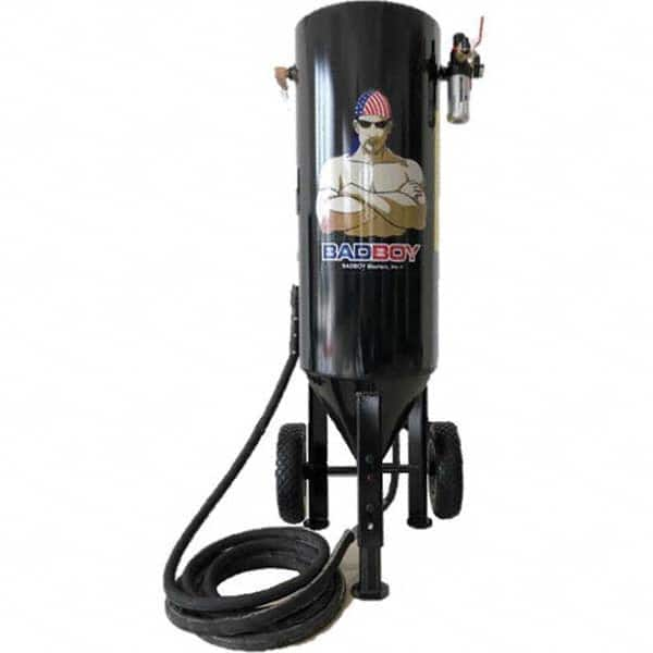 BadBoy Blasters - Portable Sandblasters Tank Height (Inch): 41 Overall Depth (Inch): 15 - Makers Industrial Supply